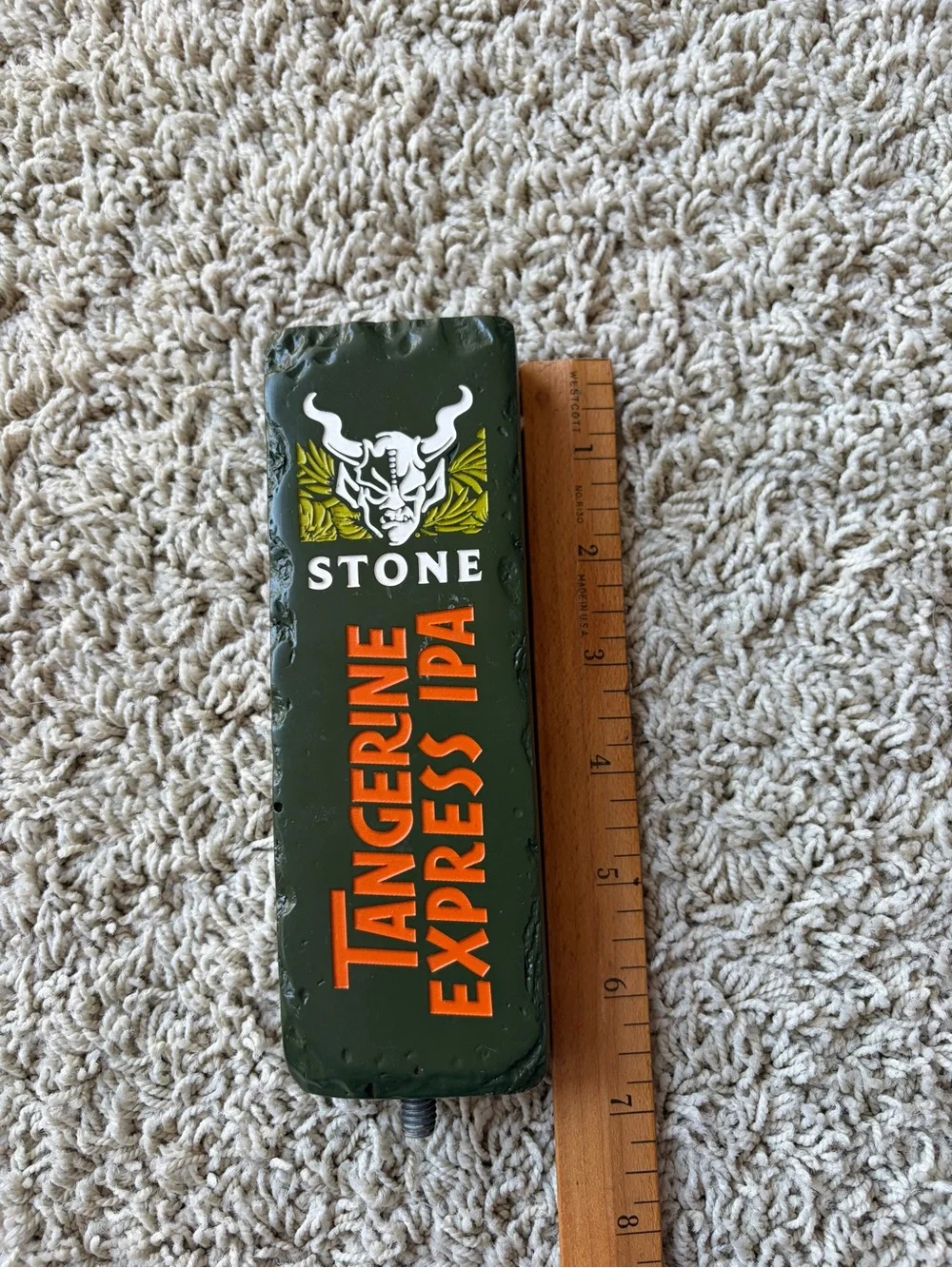 Stone Brewing Tangerine Express IPA Craft Beer Tap Handle Kegerator Bar Y19